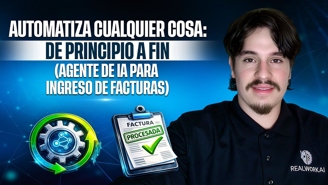Automatiza cualquier cosa: De principio a fin (Agente de IA para ingreso de facturas)·Doblado por IA