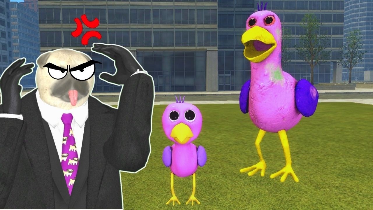 BEBEK GARTEN OF BANBANI DÖVDÜM VE BABASI BENİ YAKALAMAYA ÇALIŞTI GARRY'S MOD