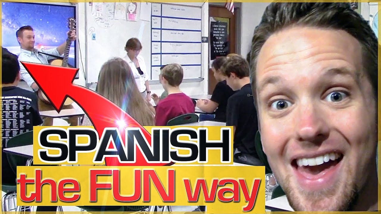 Spanish Prepositions Song - Señor Zauche and the Montford Spanish Club