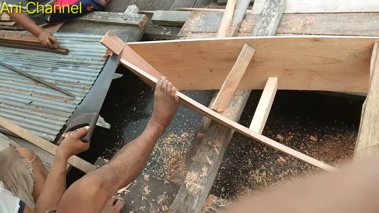 Cara mudah bikin sampan