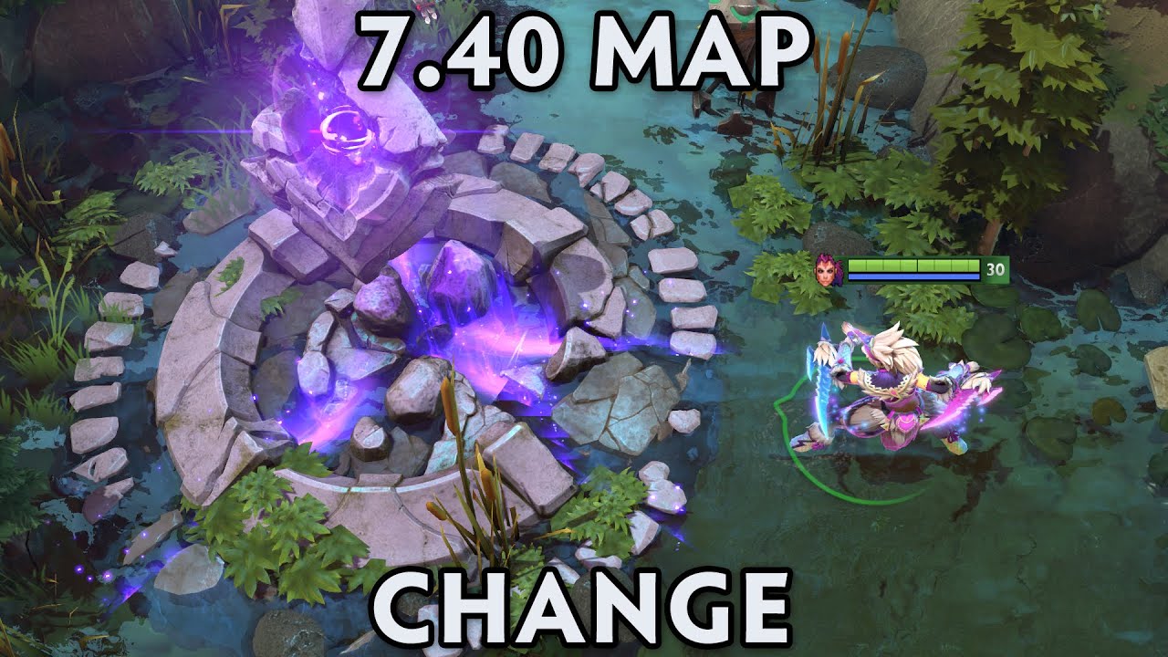 Dota 2 7.40 - Map Changes
