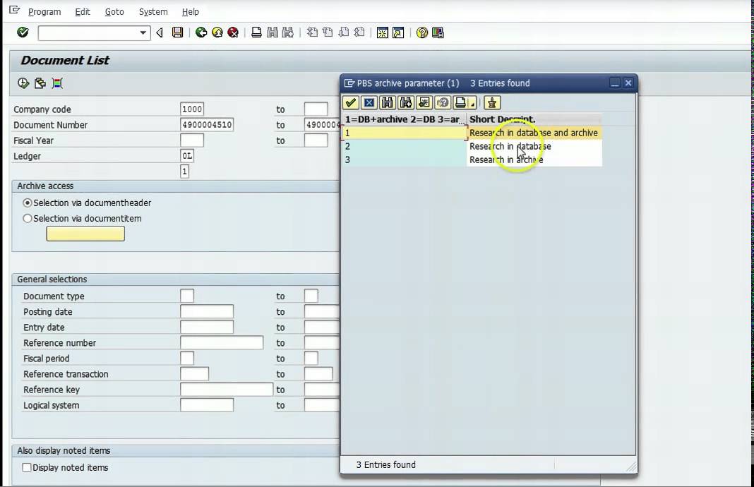 SAP Data Access to FB03 via. PBS Software Solutions