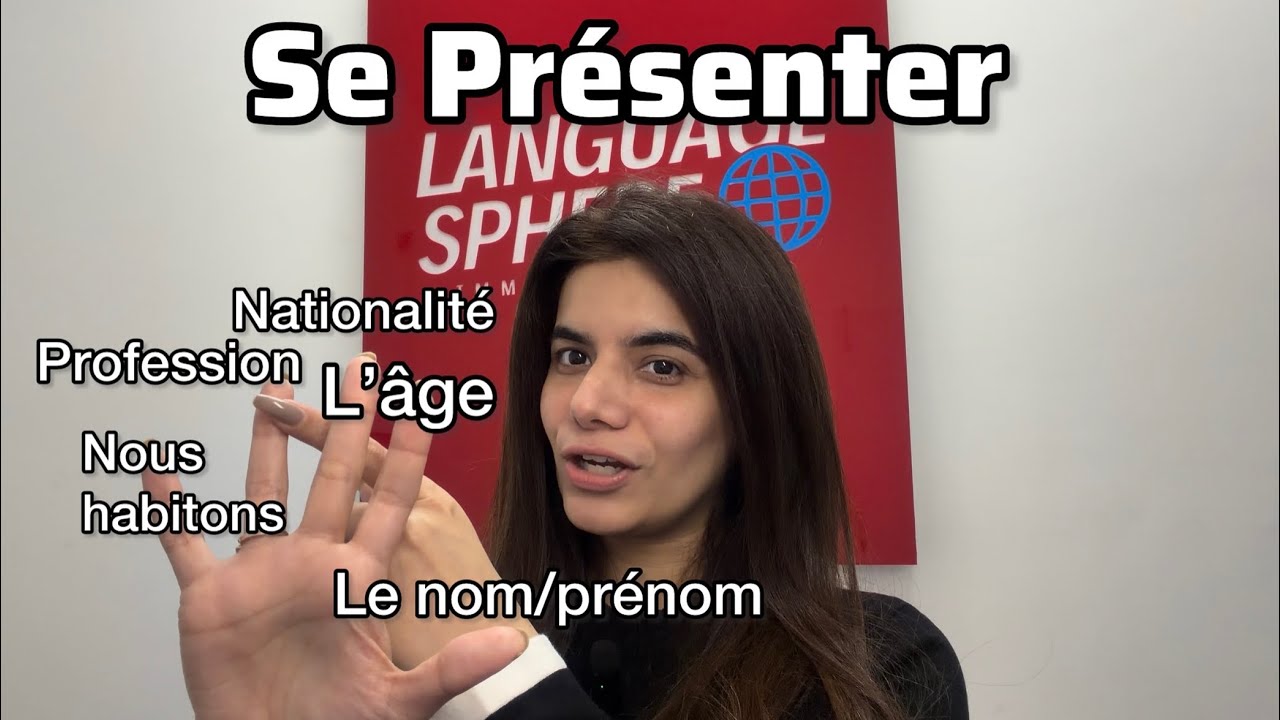 Se présenter en Français présentez-vous in French 🇫🇷 | Introduce yourself in French TEF TCF