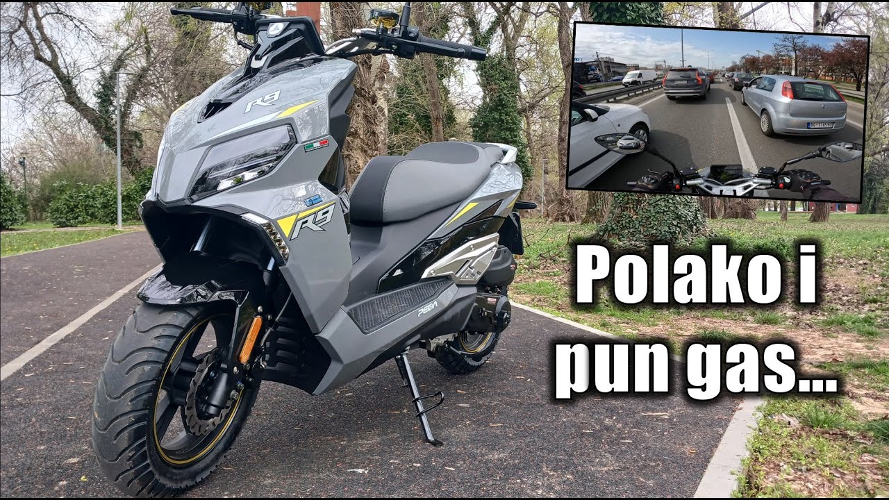 Test skutera - PEDA R9 - prvi utisci u vožnji!