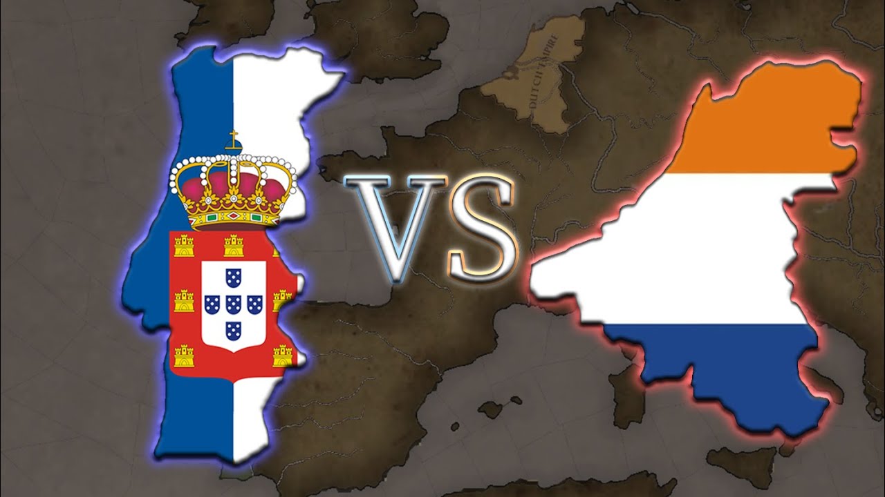 Portuguese Empire Vs Dutch Empire - Hoi4 Timelapse