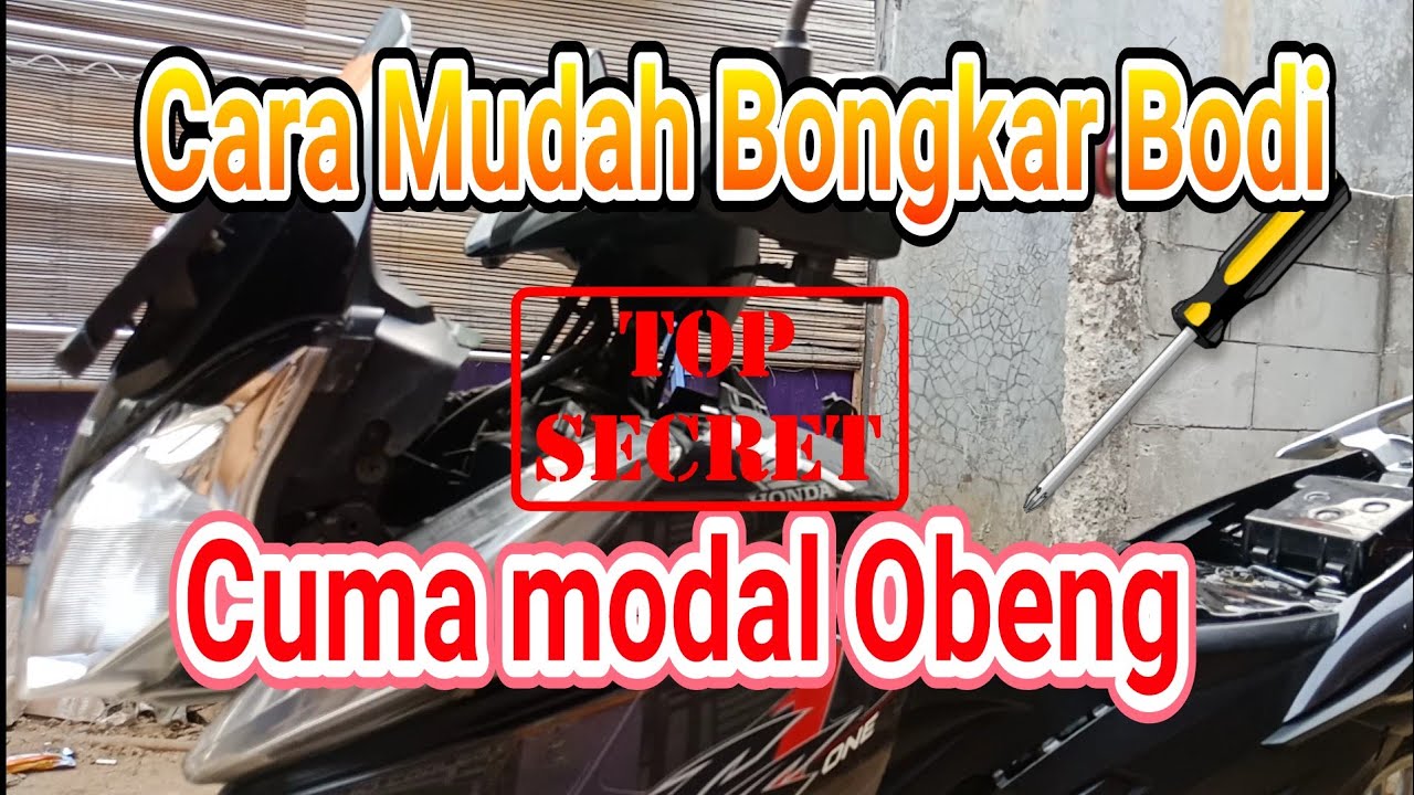 [DIY] Cara Mudah Bongkar Pasang Bodi Honda CS1