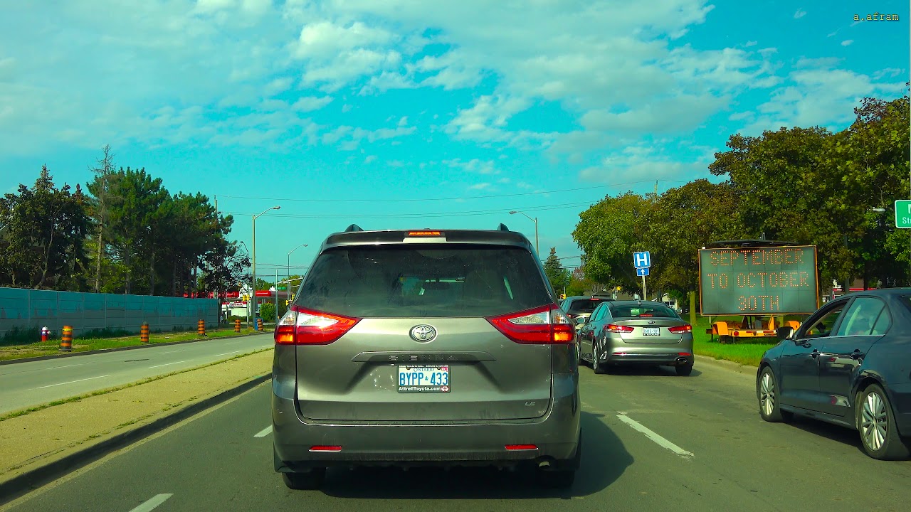 [4K] Driving to Paris Brant Ontario from Brampton Ontario Canada