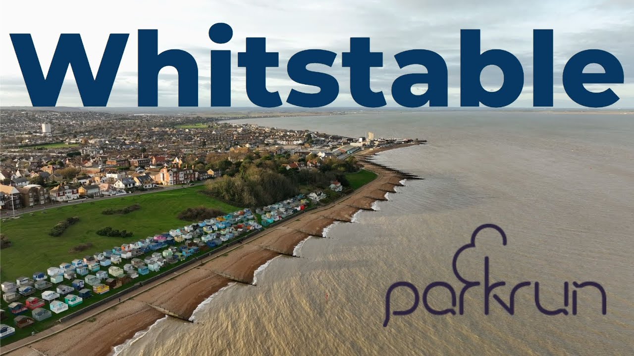 Whitstable parkrun #626 [4K Aerial]