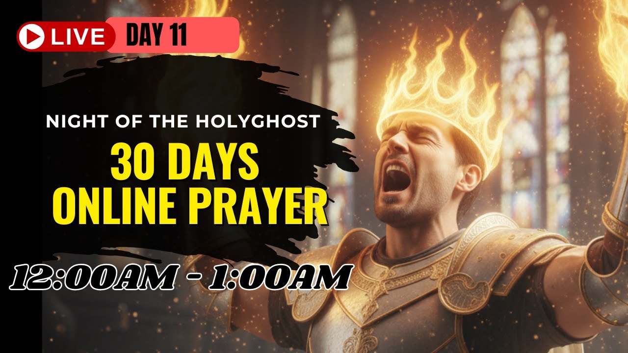 12AM Midnight Prayer of Favour (Live) Day 11