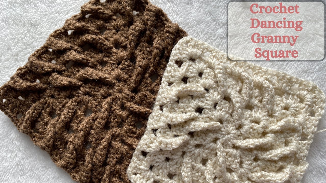 The Dancing Granny Square | Textured Crochet Pattern