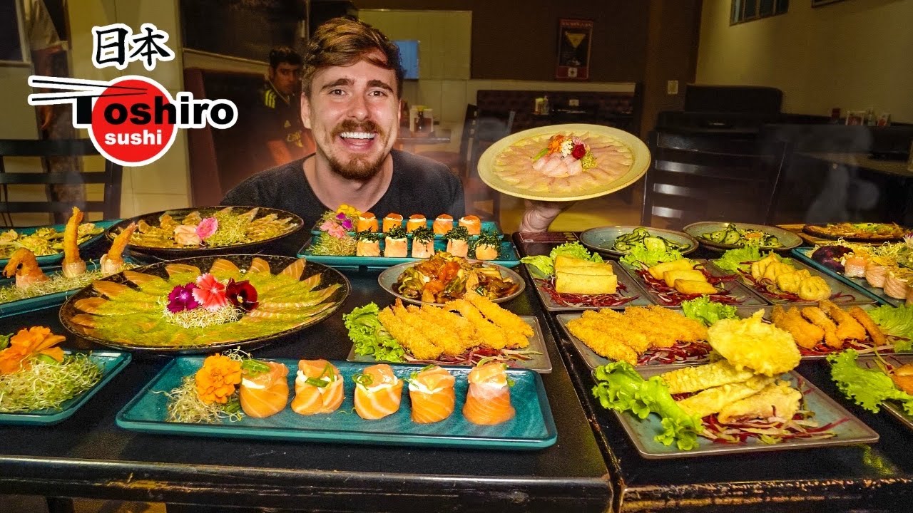 Primeiro sushi que eu fui na minha vida I Toshiro Sushi