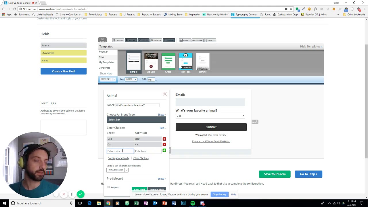 Using AWeber to Add Tags to Subscribers When They Signup