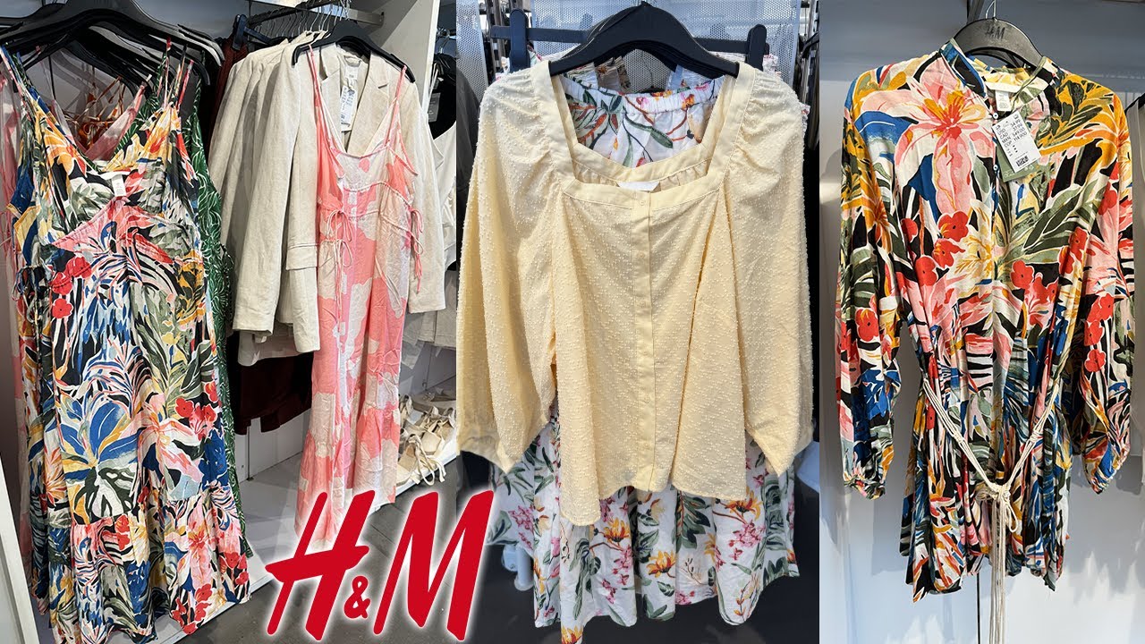 H&M NEW BEAUTIFUL DRESSES 🌷 SUMMER COLLECTION 2024 NEW IN
