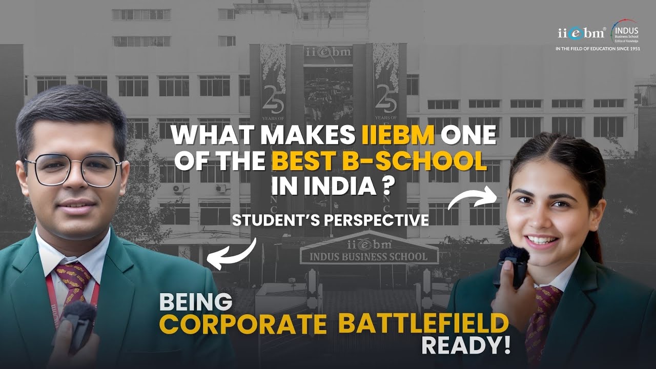 What makes IIEBM the best b-school in India ? #iiebm #indusbusinessschool #dedicationtoexcellence