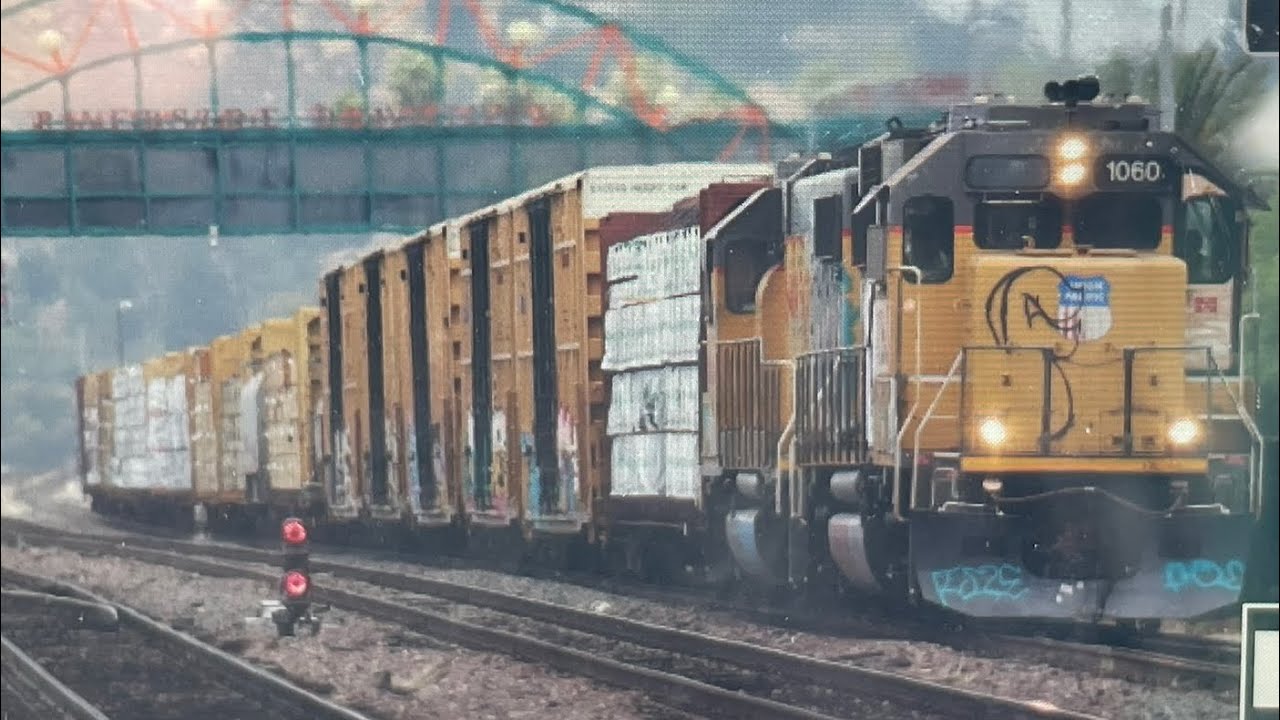 04/28/22 Railfanning Riverside Feat. BNSF 9068 on point of Geo Train, tons of UP, SD70M Lead & More!
