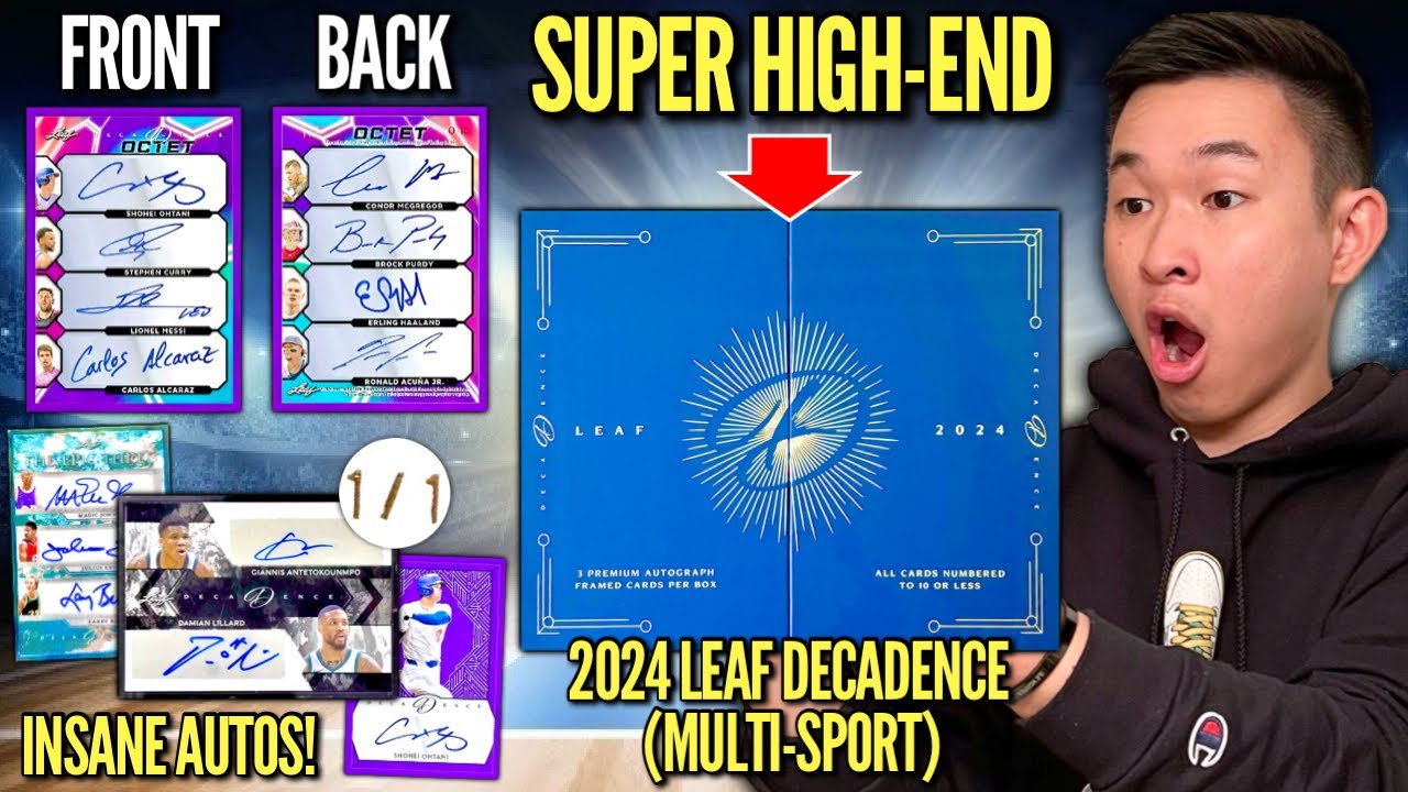 THESE HIGH-END LEAF DECADENCE MULTI-SPORT BOXES WILL BLOW YOUR MIND (INSANE AUTOGRAPHS)! 😱🔥