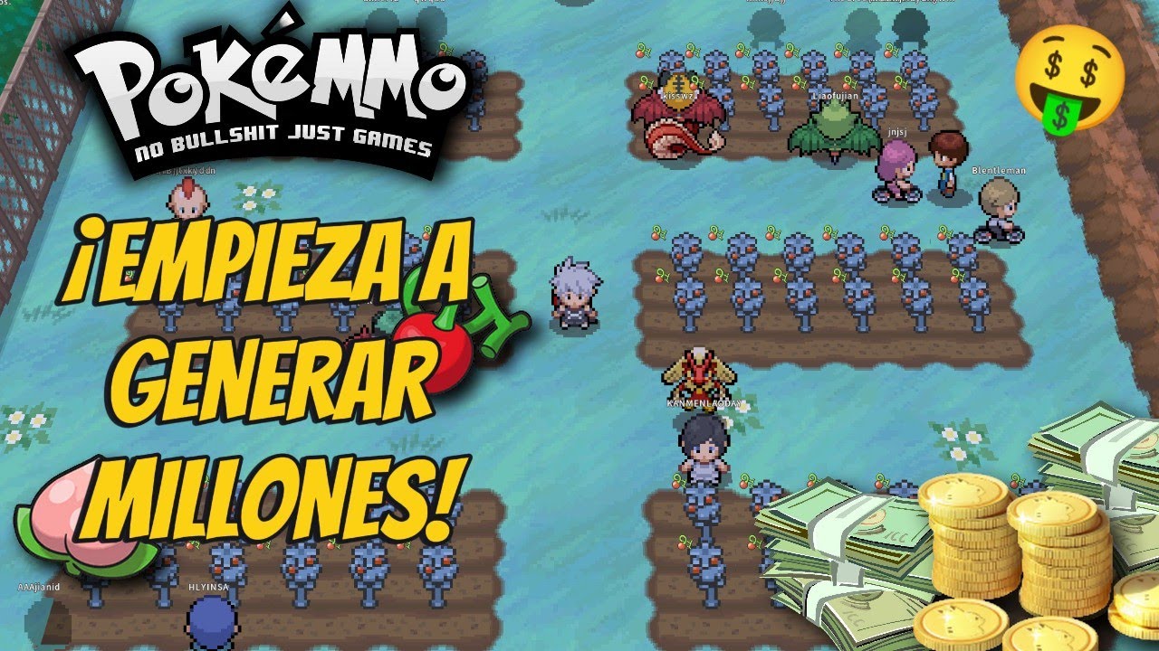 🍒Farmeo de BAYAS - El SECRETO para Ganar MILLONES en PokeMMO 💰