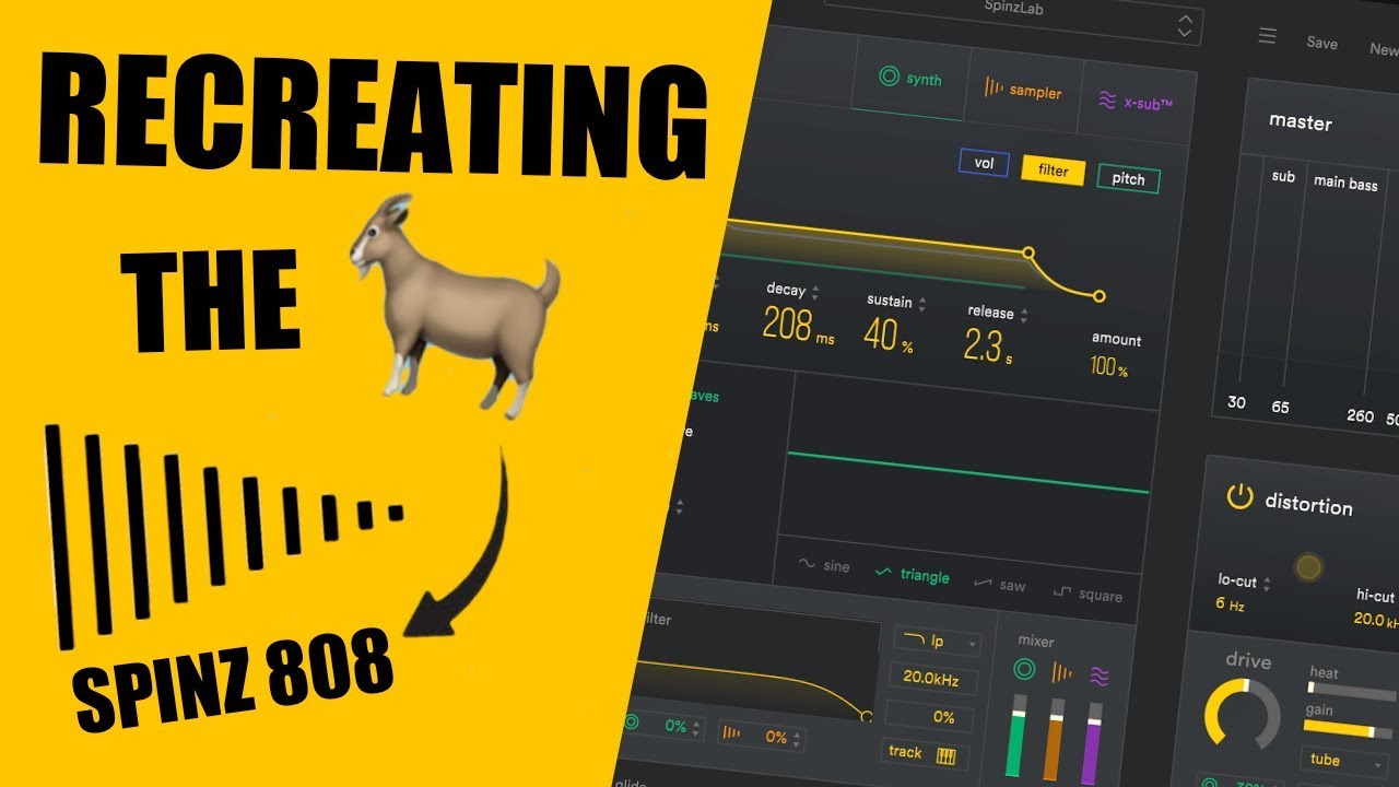 Recreating the INFAMOUS Spinz 808!