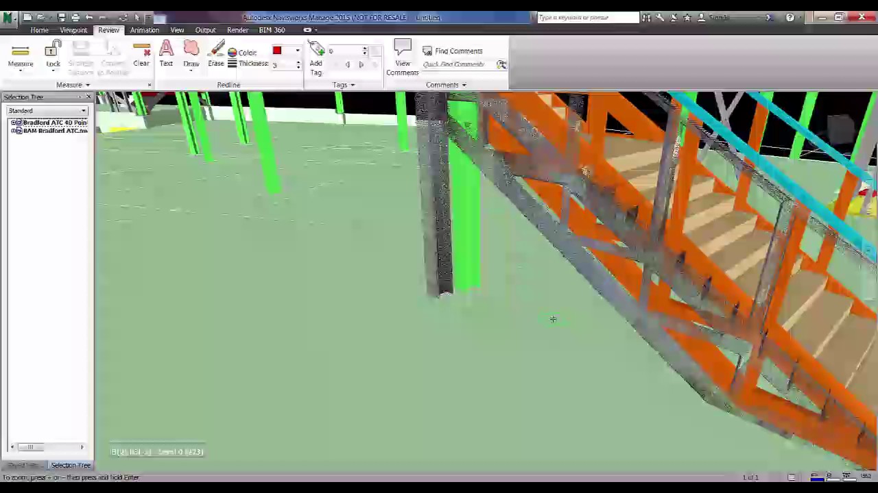 Importing Pointcloud data to Navisworks - Bradford ATC