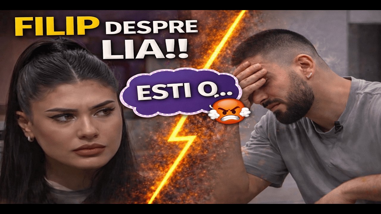 Filip despre Lia! Cum o face în direct