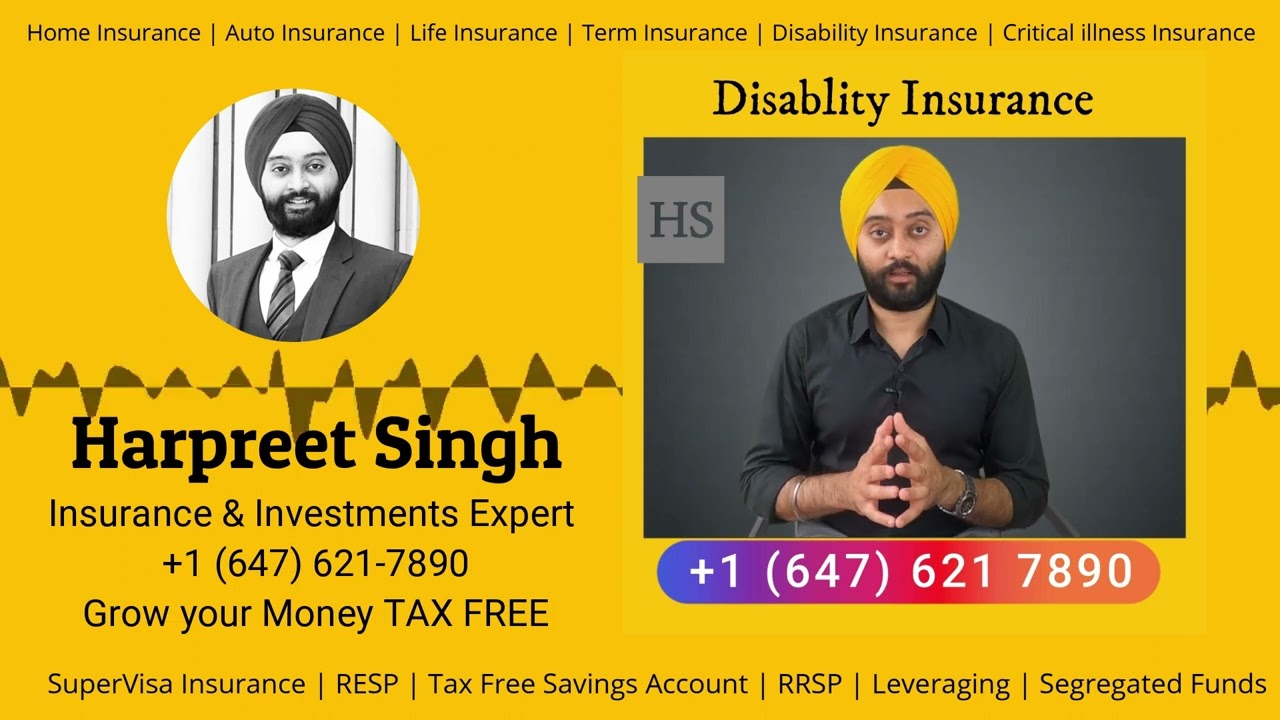 #DisabilityInsurance explained by #Harpreet Singh in #Hindi