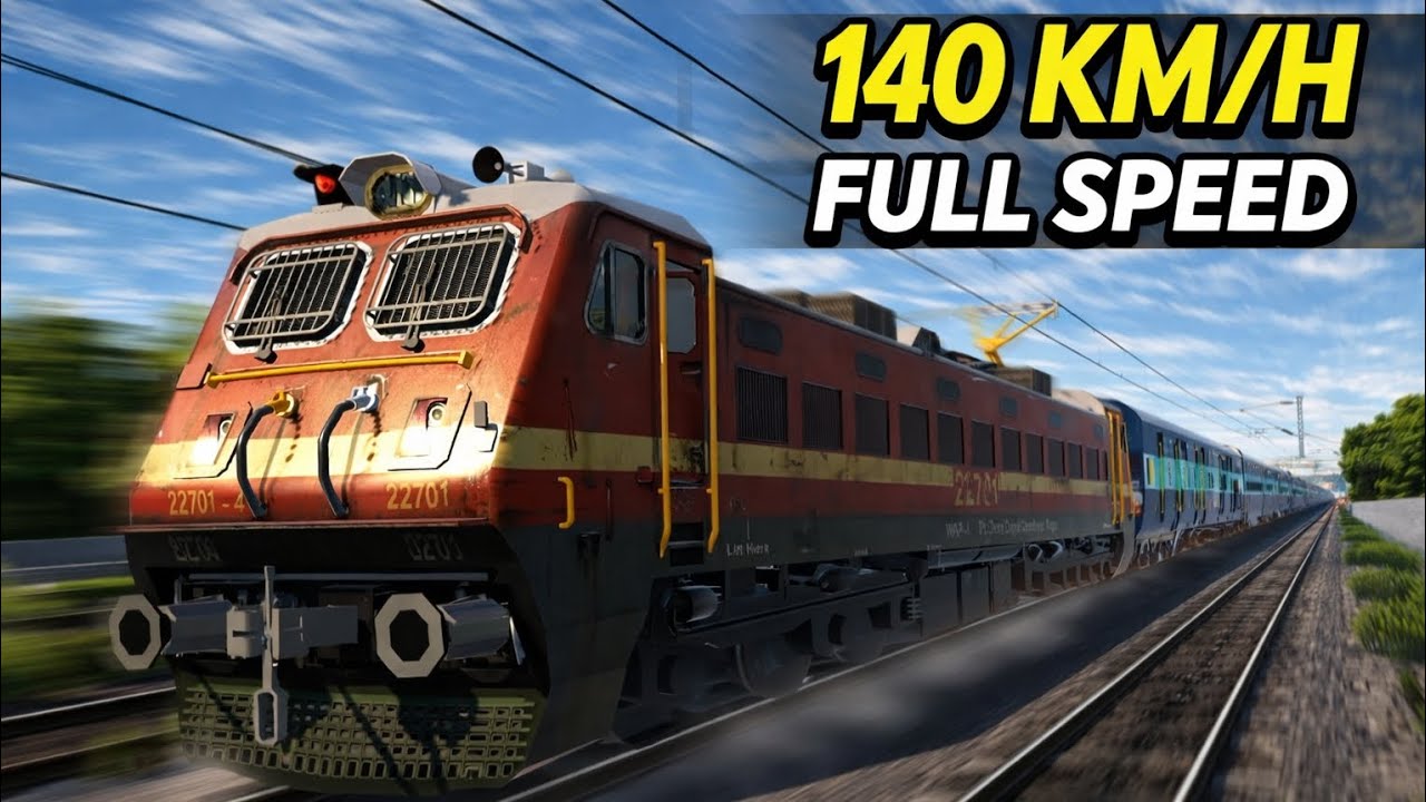New Update ICF Full Journey 🚆 140 Km/h Overtake Action | Guljarbag–Danapur SF Express