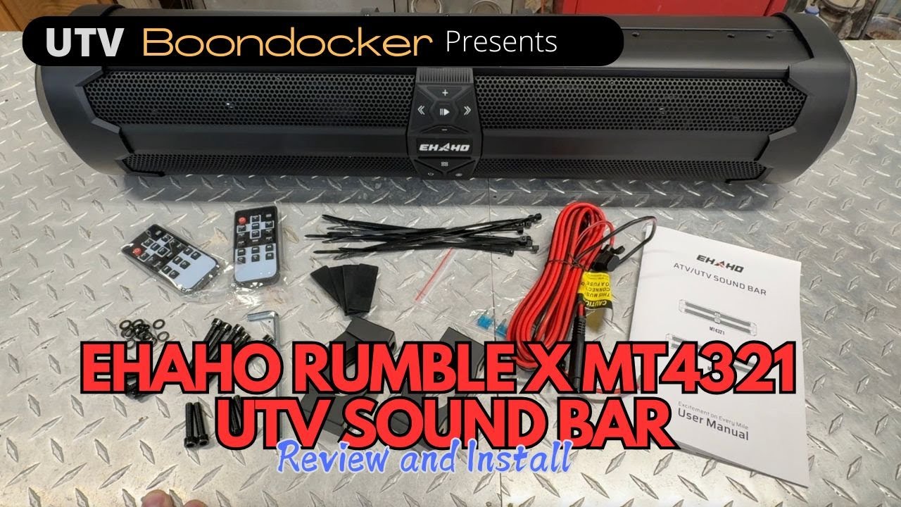 Саундбар Ehaho Rumble X Series MT4321 UTV — установка и обзор