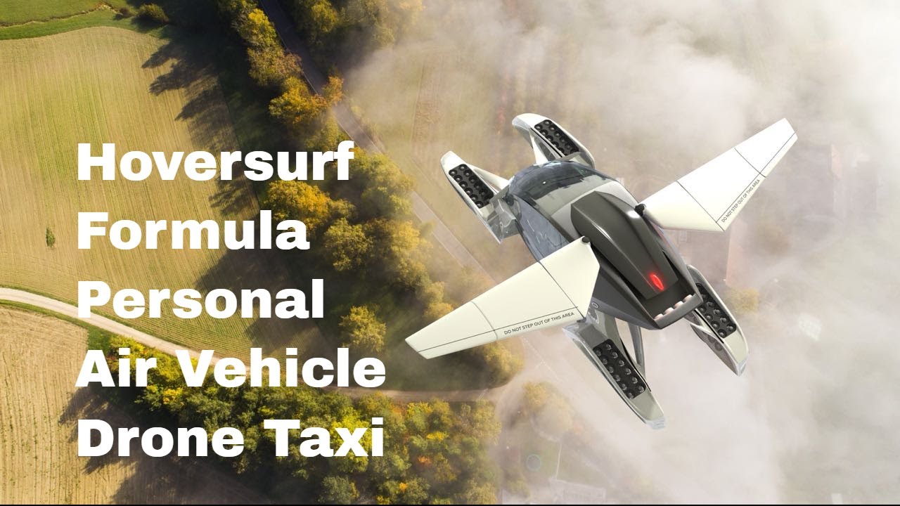 Hoversurf Formula Personal Air Vehicle Drone Taxi Urban Air Mobility