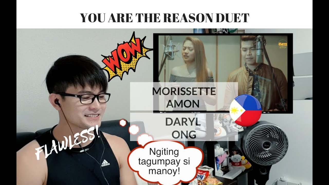 [REACTION] SOBRANG FLAWLESS! Morissette Amon and Daryl Ong - You are The Reason | #JANGReacts