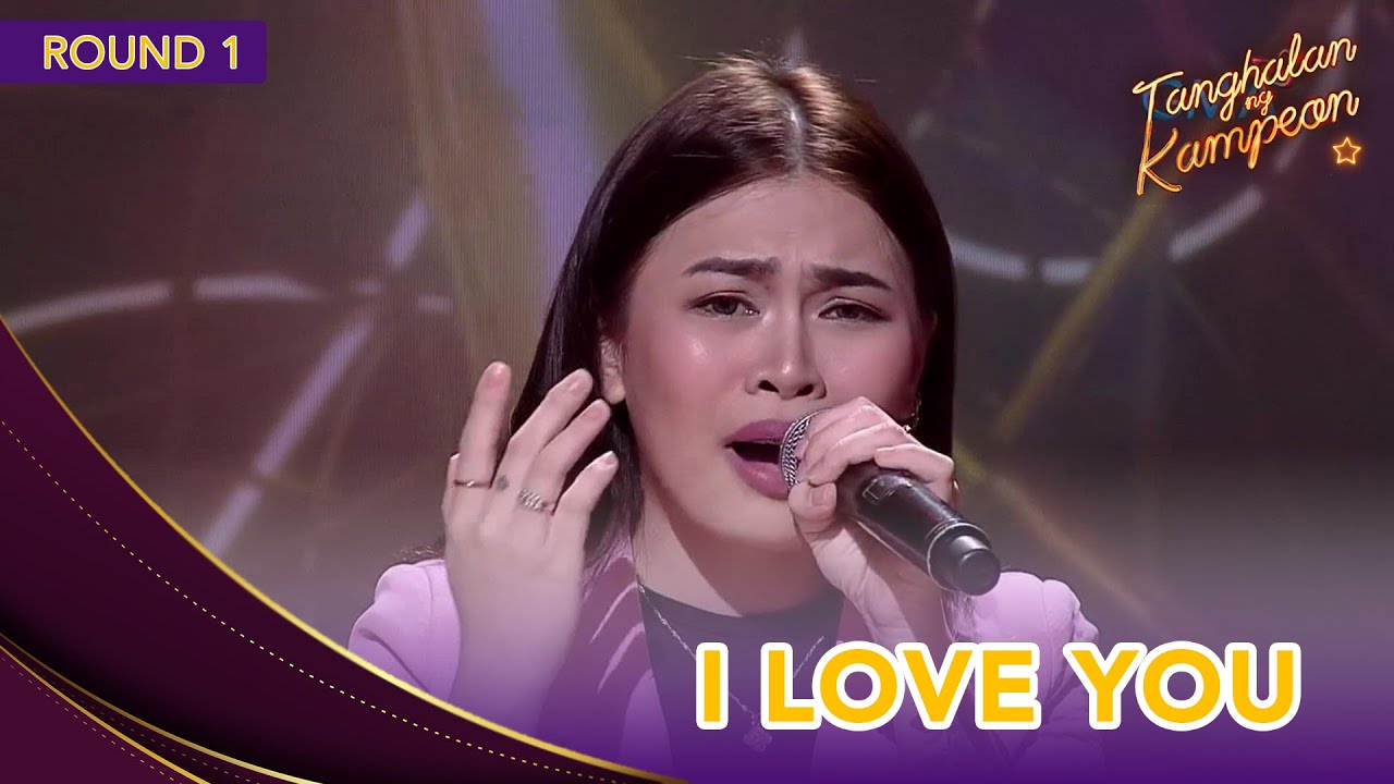 Shamae Mariano bursts with talent with 'I Love You!' | Tanghalan Ng Kampeon