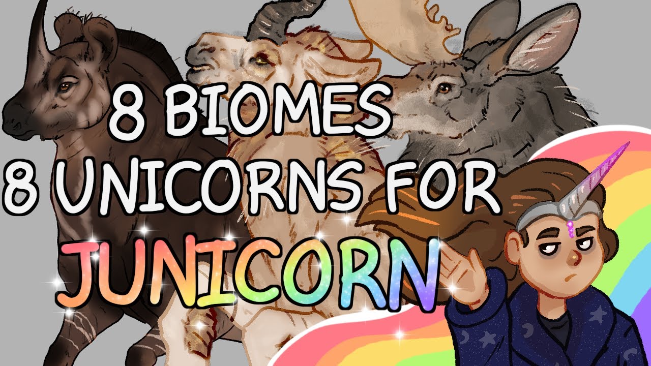 🌈 I Designed 8 UNICORN SPECIES for JUNICORN ✨