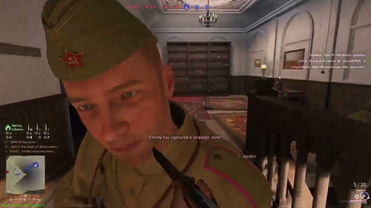 Playing enlisted for the 1st time on camera