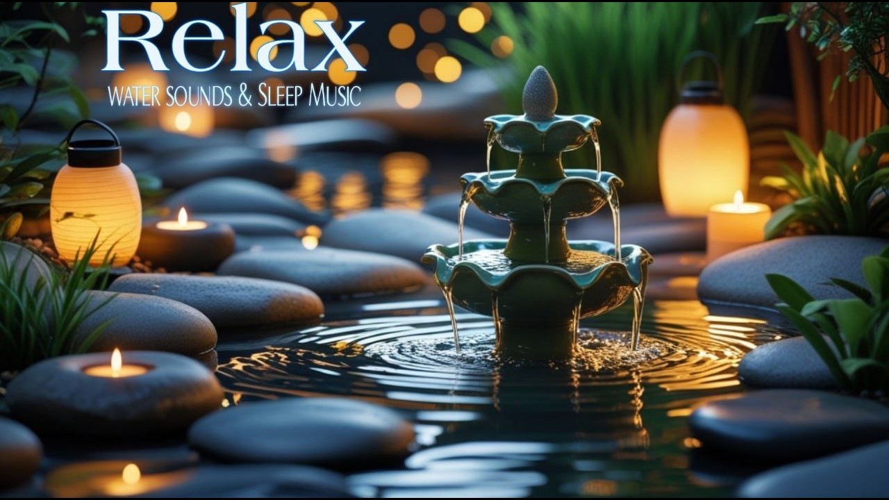 Soothing Relaxing Music & Water Sounds • Healing Of Stress • Deep Sleep & Insomnia Relief.
