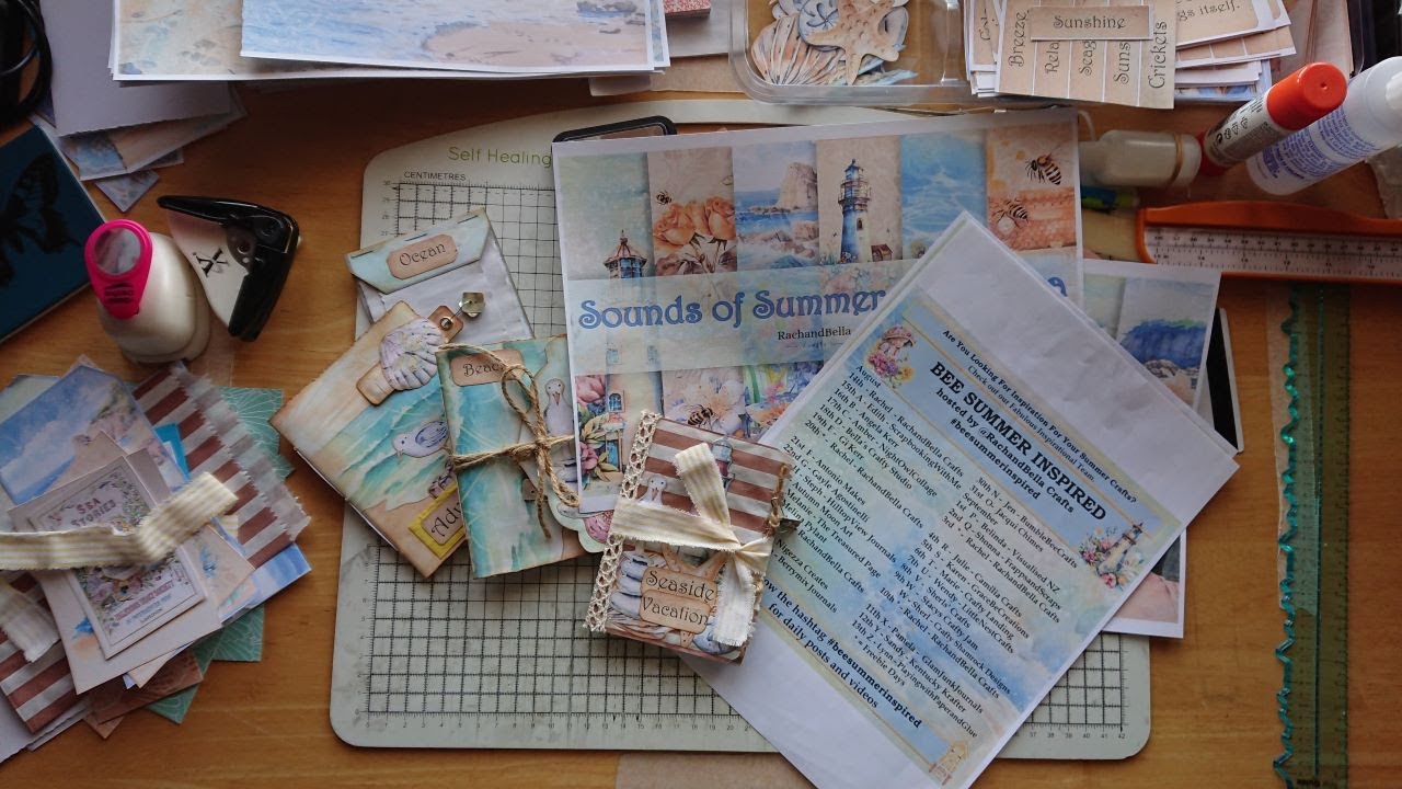 Let's Craft: #beesummerinspired Collaboration - Nautical Notebooks