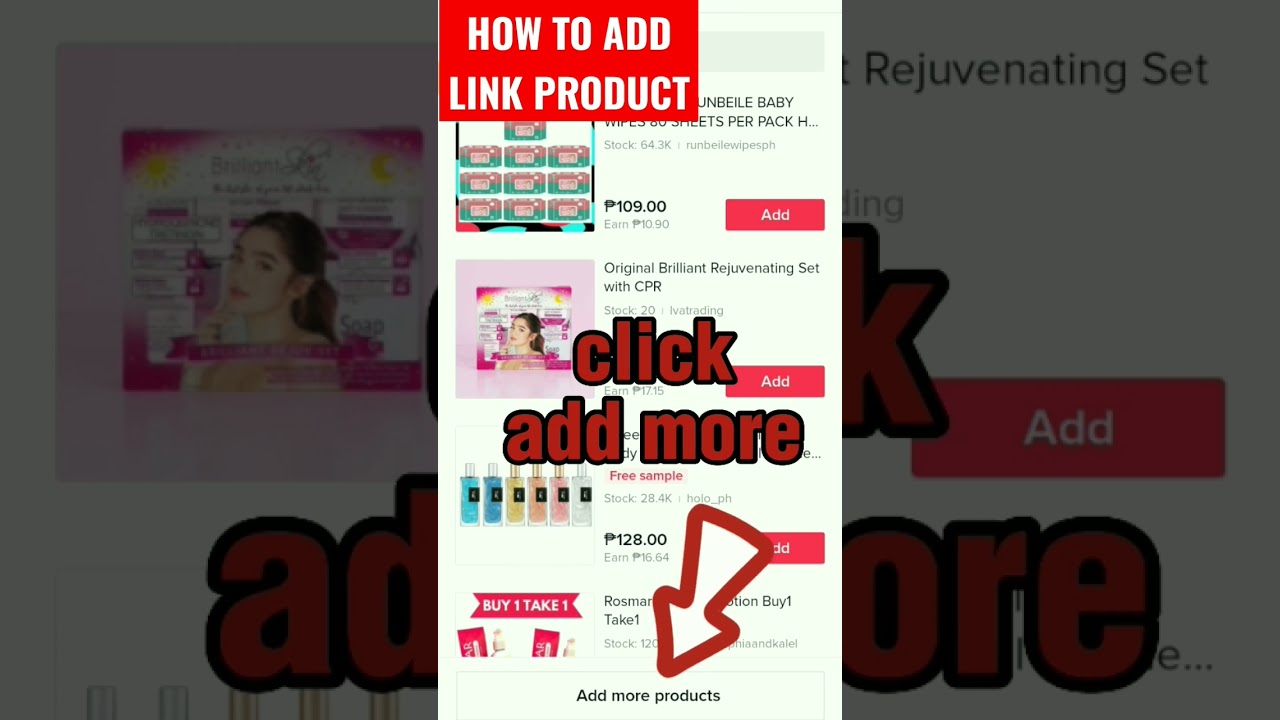 HOW TO ADD PRODUCT LINK ON TIKTOK #tiktoklink #tiktokaffiliate