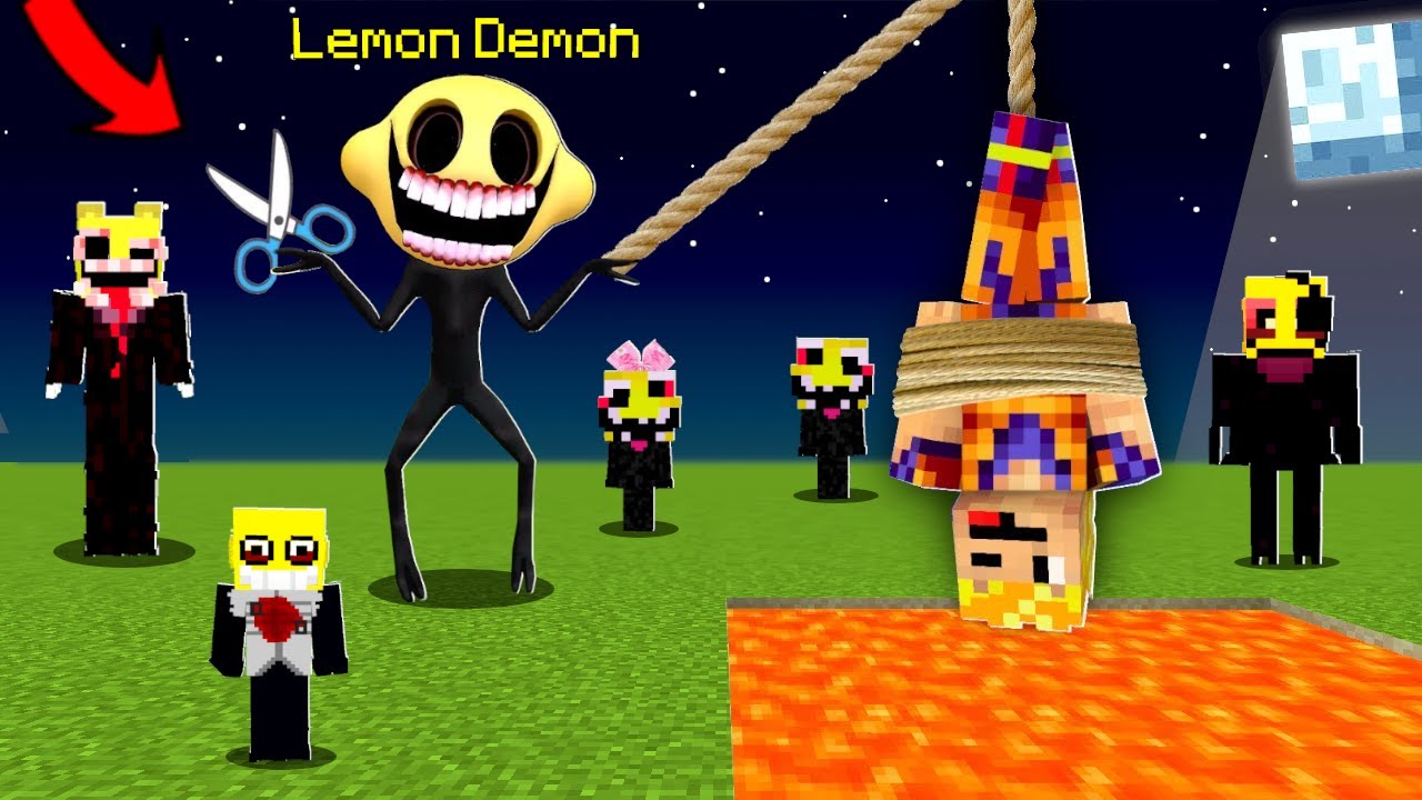 RODZINA LEMON DEMON ZŁAPAŁ MNIĘ w MINECRAFT!