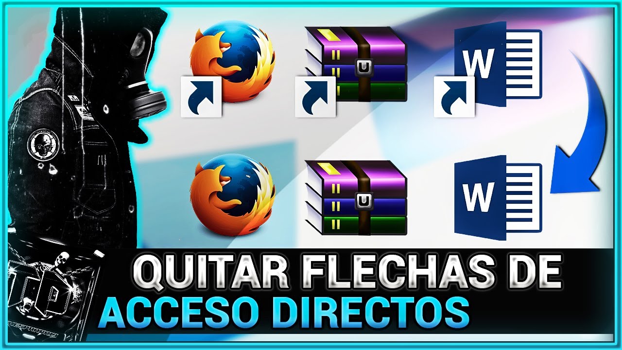 Como Quitar Flechas de Acceso Directo Windows 10 y Windows 11