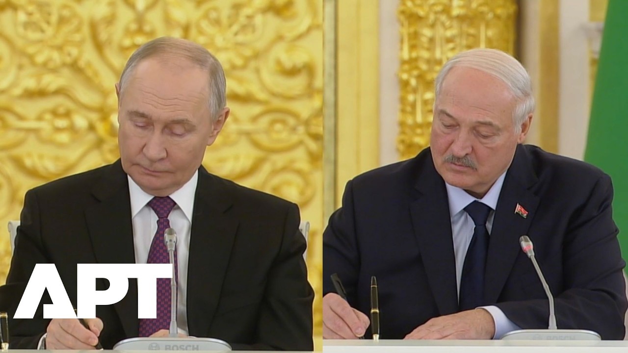 Putin And Lukashenko Sign Union State Documents, Pledge New Integration Drive | APT