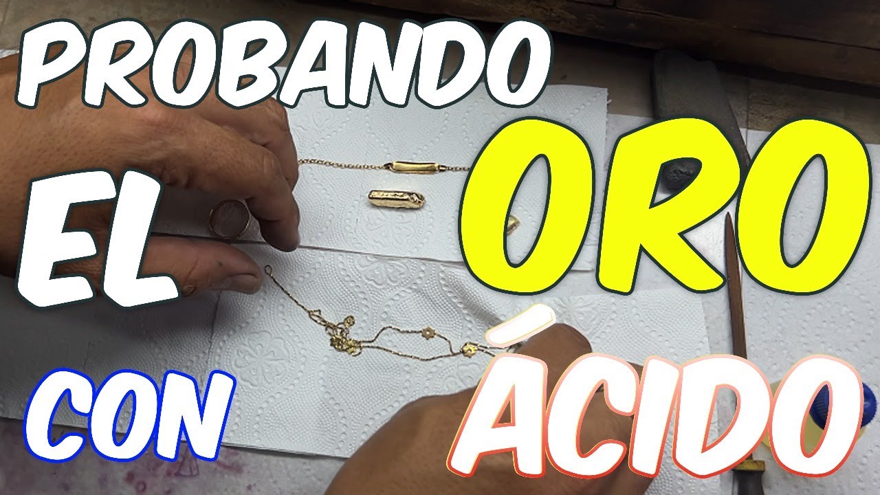 Probando ORO con ÁCIDO: ¡el resultado te sorprenderá!
