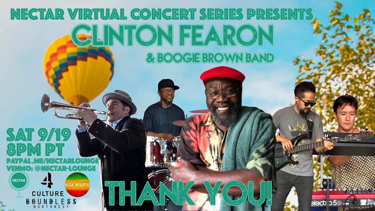 NVCS Presents Clinton Fearon & Boogie Brown Band