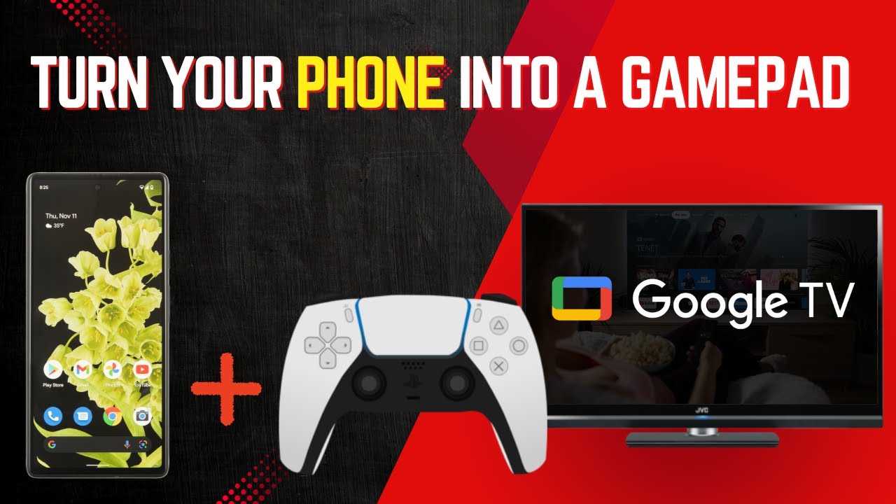 Как использовать телефон в качестве игрового контроллера для Google TV