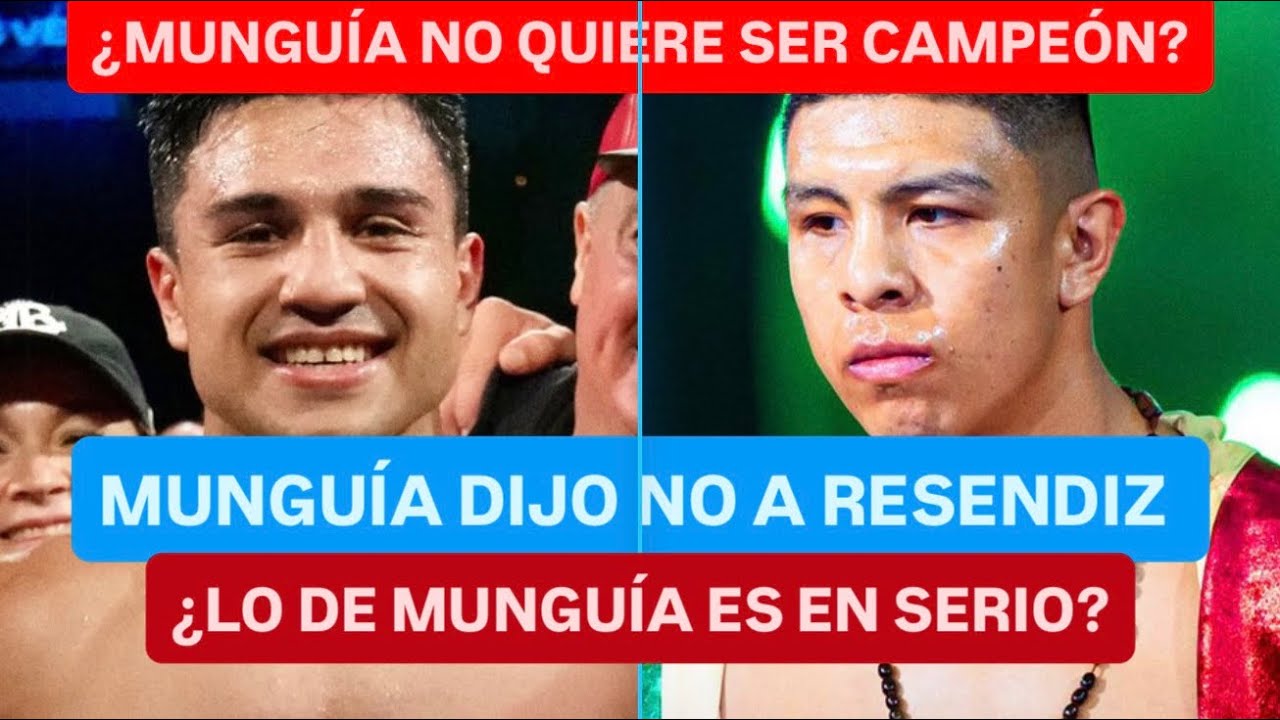 ¿EN SERIO JAIME MUNGUÍA LE DIJO QUE NO A PELEA DE TÍTULO MUNDIAL CON EL TORO RESÉNDIZ? #boxeo 
