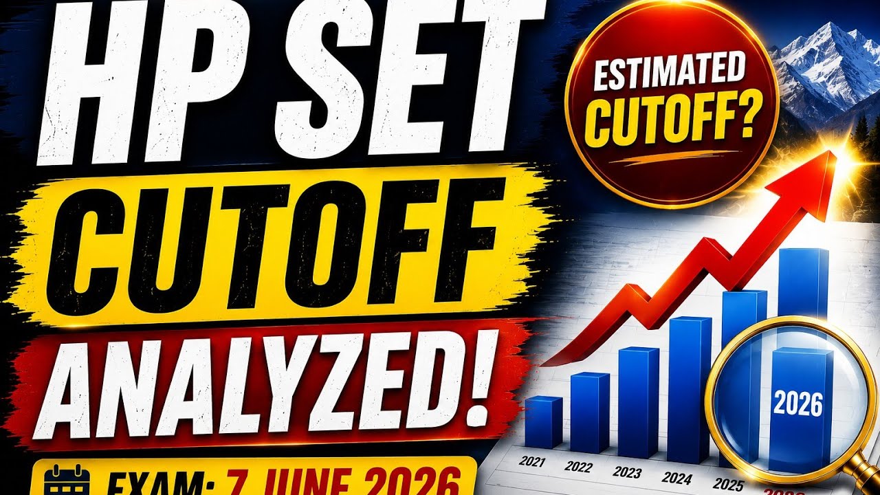 HP SET Expected Cutoff 2026 🔥 | Previous Year Analysis | Safe Score?