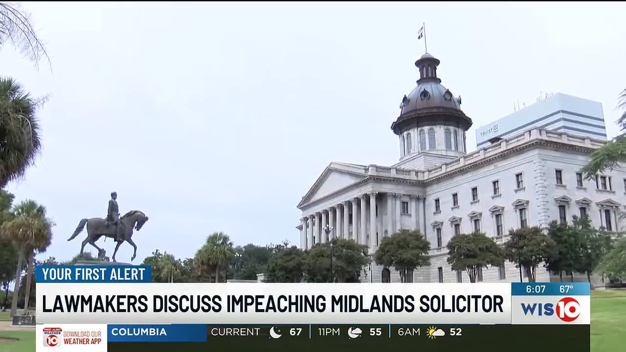 SC lawmakers appoint former solicitor to oversee impeachment inquiry of Fifth Circuit Solicitor
