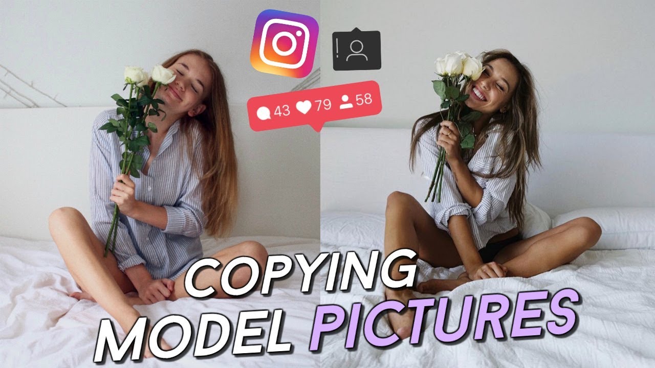 Copying Model Instagram Pictures!!