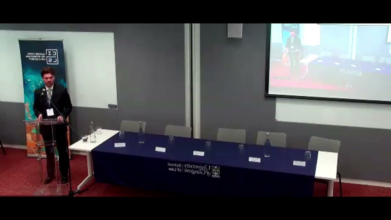 Sixth Scottish Conference on International law - ICJ at 80 - Introduction - Prof James Devaney