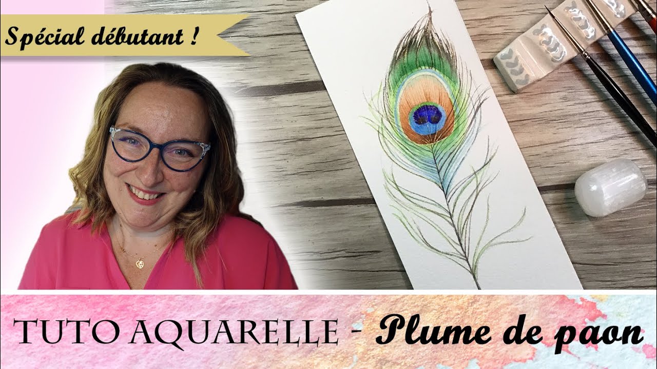 Tuto YouTube DEBUTANT- Plume de paon Virginie Lucas Vinnylu Création