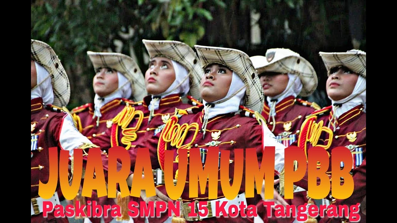 JUARA UMUM PBB TERBAIK LKBB PION Paskibra SMPN 15 Kota Tangerang