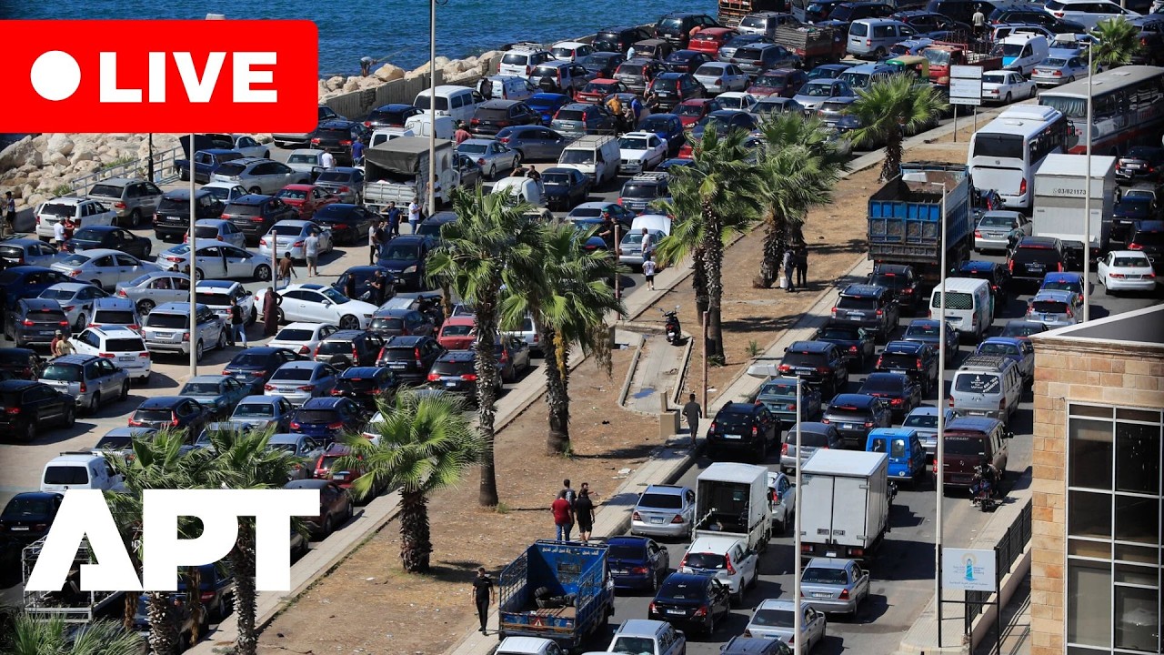 Live from Sidon as Mass Evacuations Underway Amid Israel&ndash;Hezbollah Escalation | APT