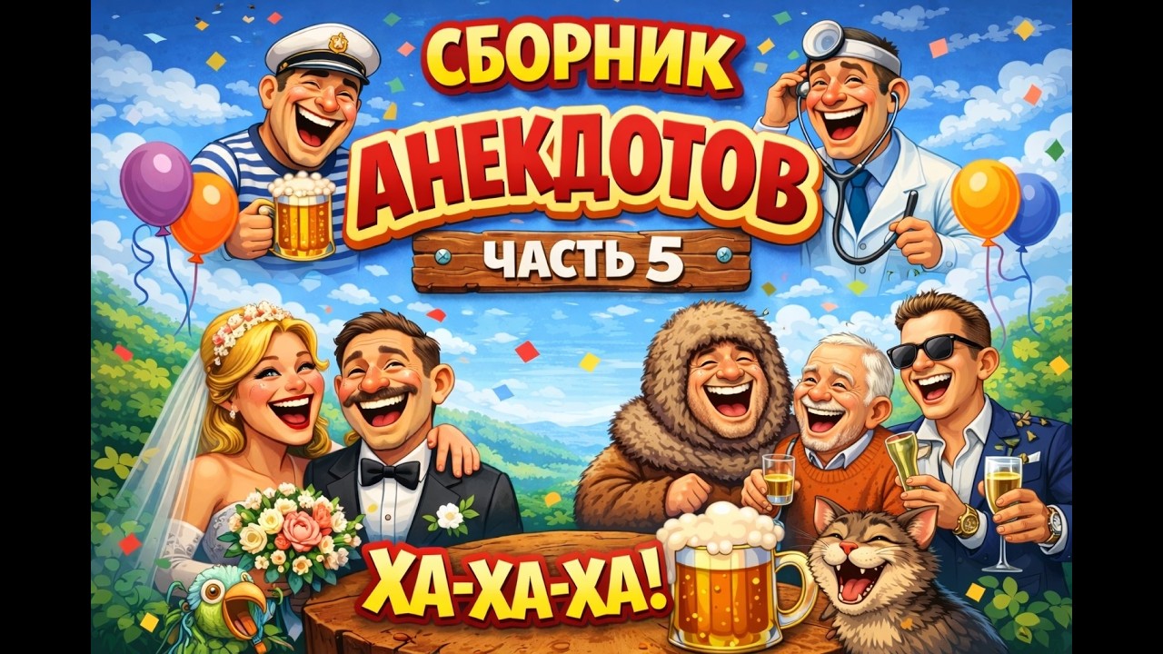 Сборник анекдотов  Часть 5 😂#анекдоты #юмор